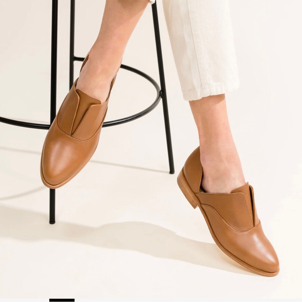Nisolo Emma D’orsay oxfords nutmeg 9.5 new in box - Picture 7 of 7